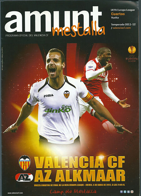 AZ Programma 5-apr-2012 Valencia uit